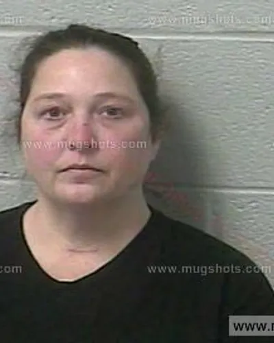 Booking photo of Sharon Johnson, Marshall County, Oct 15, 2019