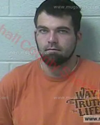 Booking photo of DAVID Anthony EVANS, Marshall County, Dec 29, 2017