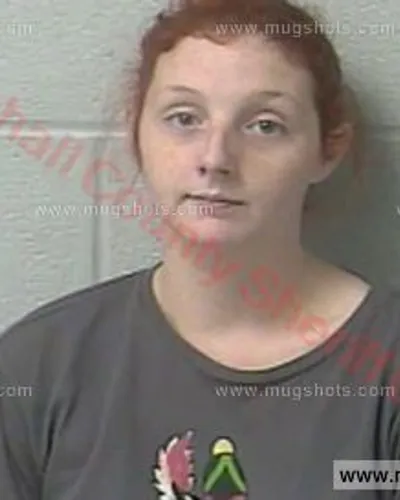 Booking photo of Sarah Harrington, Marshall County, Dec 31, 2016