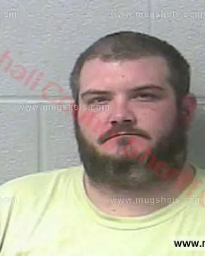 Booking photo of Dean Brian Skinner II, Marshall County, Feb 12, 2018