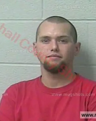 Booking photo of Evan Allen Adkins, Marshall County, Mar 17, 2018