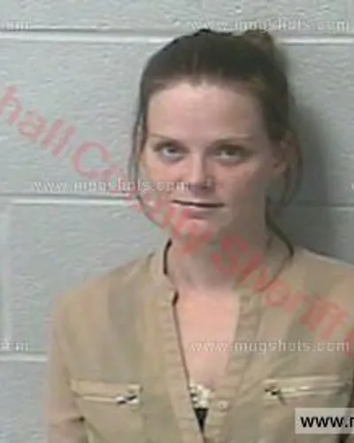 Booking photo of Cassie Sharpe, Marshall County, Jan 12, 2018