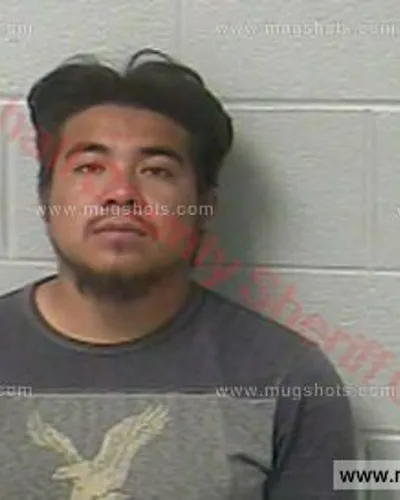 Booking photo of Manuel Santiago, Marshall County, May 8, 2018