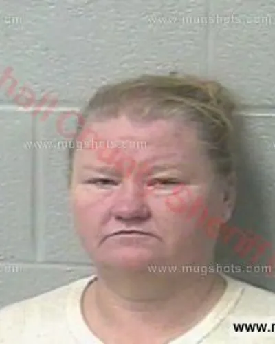 Booking photo of Elizabeth Caroll Dawes, Marshall County, Oct 10, 2017
