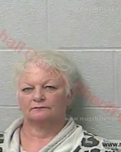 Booking photo of Debra Kaye Sullivan, Marshall County, Jan 12, 2018