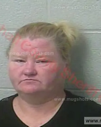 Booking photo of Elizabeth Dawes, Marshall County, Aug 15, 2016