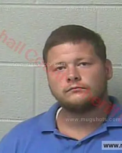 Booking photo of Matthew Gilley, Marshall County, Oct 6, 2017