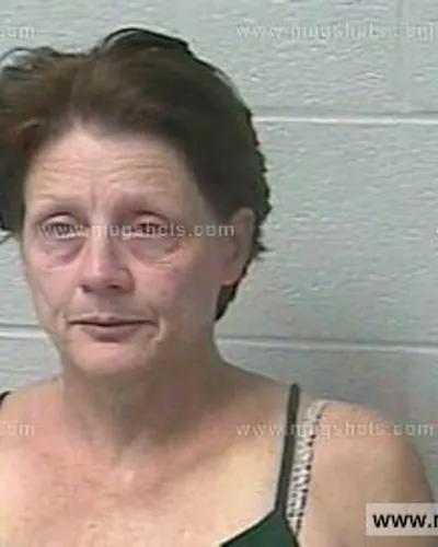 Booking photo of Linda Rasor, Marshall County, Jan 27, 2019