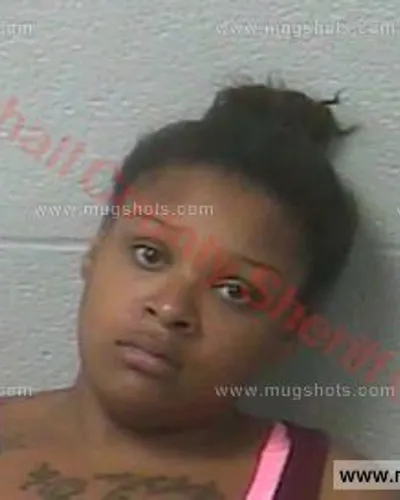 Booking photo of Tytianna Hampton, Marshall County, Aug 13, 2016