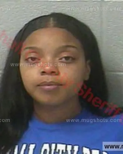 Booking photo of Terrenesha Franklin, Marshall County, May 5, 2017