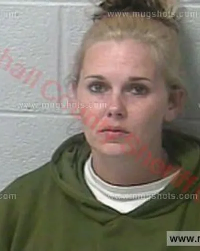 Booking photo of Jessica Pautzke, Marshall County, Apr 21, 2018