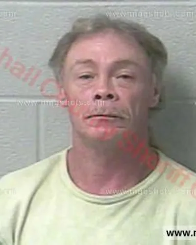 Booking photo of Darrin Lee Terry, Marshall County, Feb 6, 2018