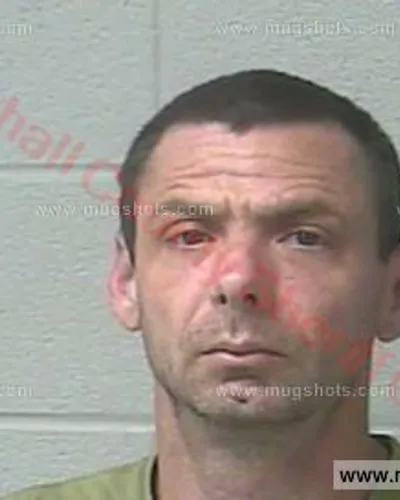 Booking photo of Dwayne Scott Franklin, Marshall County, Feb 15, 2016