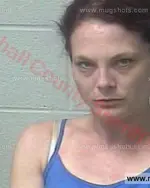Booking photo of Angela Wells Cowan, Marshall County, May 1, 2017