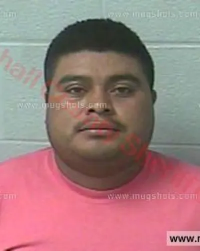 Booking photo of Arturo Morales, Marshall County, Oct 16, 2016
