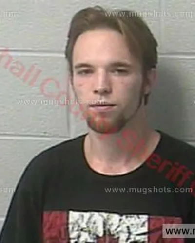 Booking photo of Justin Fremen, Marshall County, Jan 19, 2017