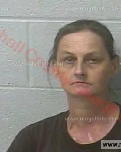 Booking photo of Emily Joyce Stinnett, Marshall County, May 31, 2017