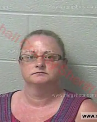 Booking photo of Virginia Lynn Wair, Marshall County, Aug 9, 2017