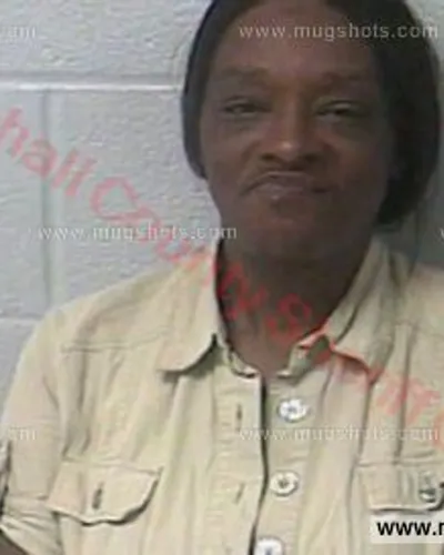 Booking photo of Nancy Jeanette Gentry, Marshall County, Jun 14, 2017