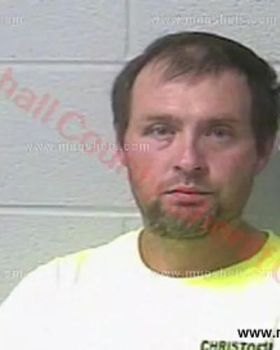 Booking photo of Jonathon Christopher, Marshall County, Apr 23, 2018