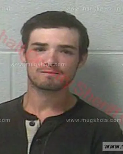 Booking photo of Trevor Gough, Marshall County, Aug 12, 2016