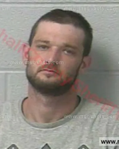 Booking photo of Steven Cleo Burchfield, Marshall County, May 14, 2018