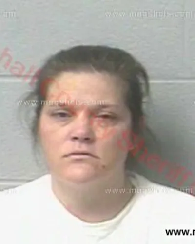 Booking photo of Candy Vincent, Marshall County, Feb 23, 2016