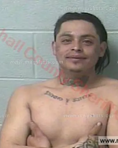 Booking photo of Victor Meza, Marshall County, Feb 17, 2018