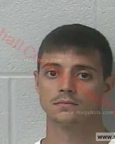 Booking photo of GARY JASON HILL II, Marshall County, Aug 31, 2016