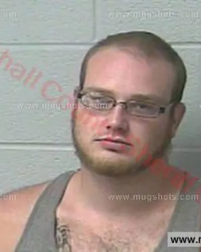 Booking photo of Nathan Bowman, Marshall County, Jul 23, 2016