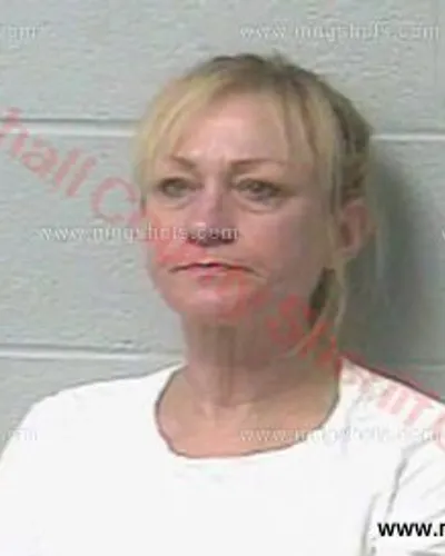 Booking photo of Denise Marie Foley, Marshall County, May 22, 2018