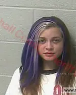 Booking photo of Amber Beth Cobble, Marshall County, Aug 21, 2017