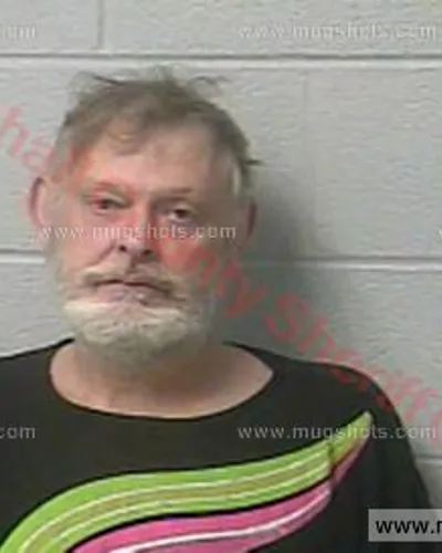 Booking photo of DAVID Vance LEE, Marshall County, May 12, 2018