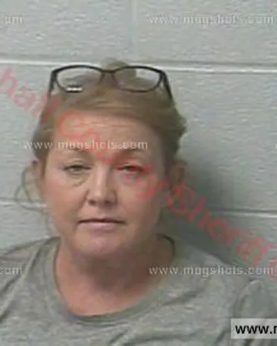 Booking photo of Debra Swartzentrover, Marshall County, Aug 10, 2017