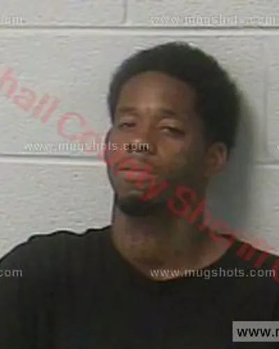 Booking photo of Antwan Sawyer, Marshall County, May 18, 2018