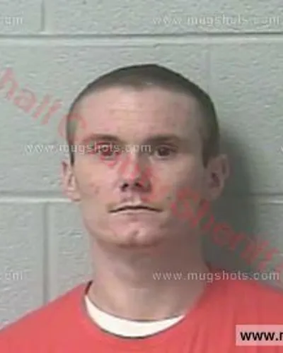 Booking photo of Cody Heflin, Marshall County, Dec 23, 2016