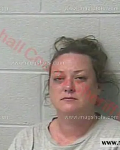 Booking photo of Erin Potts, Marshall County, Feb 24, 2018
