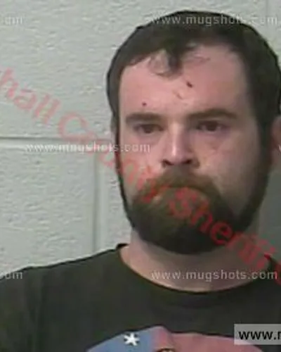 Booking photo of Jayson David Hoover, Marshall County, May 27, 2018