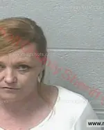 Booking photo of Carrie Jean Powell, Marshall County, Oct 21, 2016