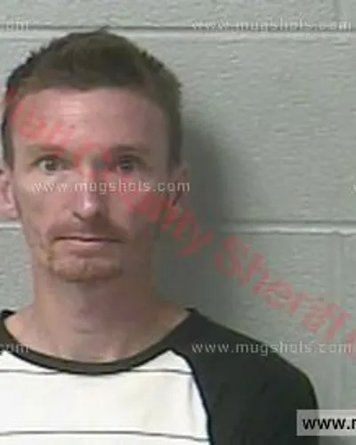 Booking photo of Nathan Stenger, Marshall County, Oct 8, 2017