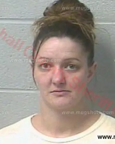 Booking photo of Tiffany Michelle Fennell, Marshall County, Jan 10, 2017