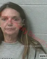 Booking photo of Earline Davenport Warren, Marshall County, Oct 15, 2017