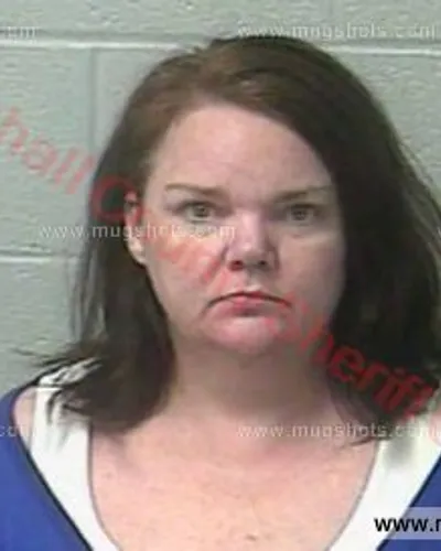 Booking photo of Andrea Leah Morton, Marshall County, Nov 24, 2017