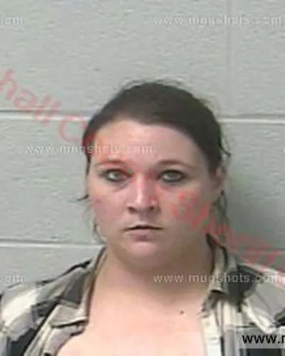 Booking photo of Michelle Lynn Taylor, Marshall County, May 31, 2018