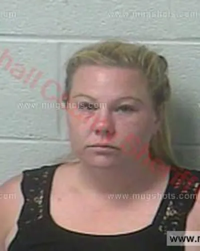 Booking photo of Michelle Biggs, Marshall County, Jun 3, 2018