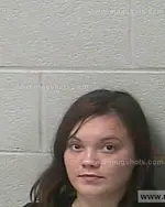 Booking photo of Katie Nicole Haskins, Marshall County, Oct 9, 2019