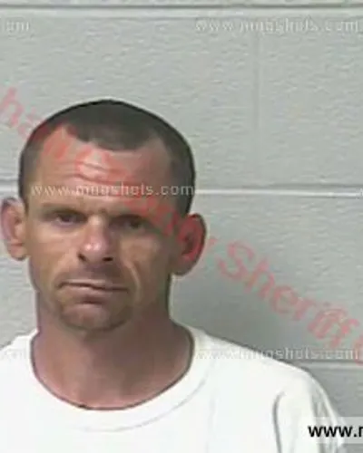 Booking photo of Larry Ray Collins, Marshall County, May 12, 2018