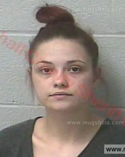 Booking photo of Hailey Waller, Marshall County, Apr 12, 2017