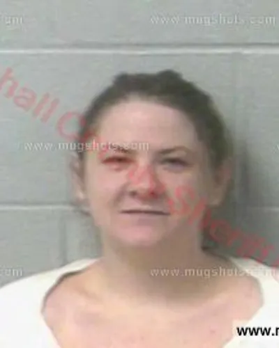 Booking photo of Katherine Jean Basford, Marshall County, May 20, 2017