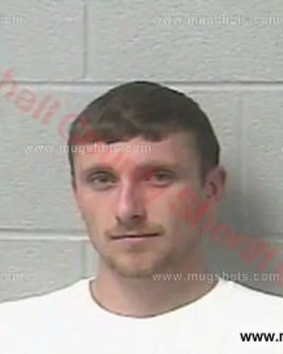 Booking photo of Casey Ray Robinson, Marshall County, Jan 21, 2018